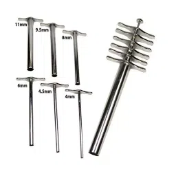 WKM Nickel Plated Brass Cork Borer for Chmistry Labs KT42CB (Set of 6 Pcs)-30