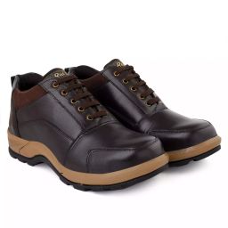 Red Can Steel Toe Safety Shoe Low Ankle Genuine Leather Size UK 8 Brown, SGE1174BR-image-75
