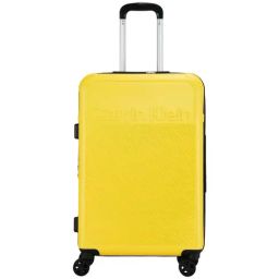 Calvin Klein Expression Safty Yellow Textured Hard Medium Trolley Bag - 58 Cms-37