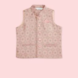Pantaloons Baby Kids Pink Printed Waistcoat-picture-26