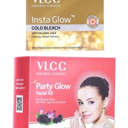 VLCC Party Glow Facial Kit and Insta Glow Gold Bleach Combo-picture-40