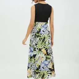 StyleStone Multicolor Floral Print Maxi Dress image 2