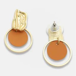 Sohi Gold Plated Party Designer Drop Earrings-image-98