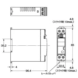 Omron Switching Power Supply S8VS 30 W 2.5 A, S8VS-03012-picture-6
