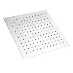 Clinton Ultra Slim 6x6 inch Square Stainless Steel Silver Wall Mounted Overhead Shower 304.8 mm (12 Inch) Arm (Set of 2)-40