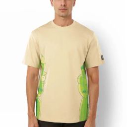 celio Celio* Beige Regular Fit Printed T-Shirt-picture-4