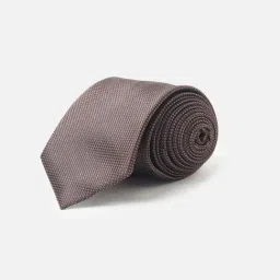 Allen Solly Brown Embroidered Formal Tie-picture-9