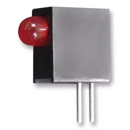 KINGBRIGHT Housing LED W/1 LED Red, L-710A8EW/1ID (Pack of 5)-23
