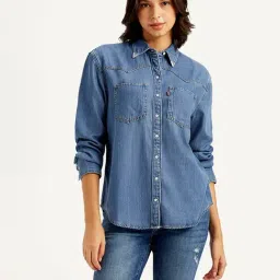 Levi's Blue Relaxed Fit Shirt-picture-27