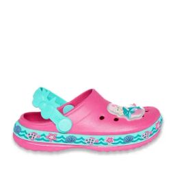 Pantaloons Junior Pink & Blue Back Strap Clogs-image-90
