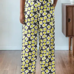 Bewakoof Grey Print Cotton Regular Fit Pyjamas-picture-20