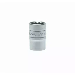 Teng Tools 1/2 inch Drive 17 mm Standard Socket, 12 Point, 38 mm Overall Length, M120517-C-picture-13
