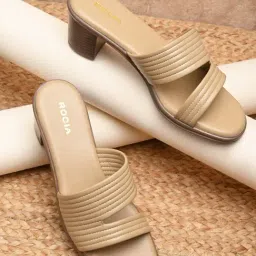 Rocia by Regal Women's Beige Casual Sandals-image-45