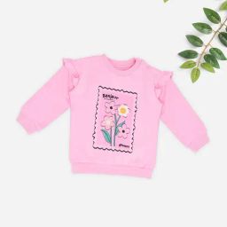Pantaloons Baby Infant Girls Cherry Blossom Printed Sweatshirt-image-104