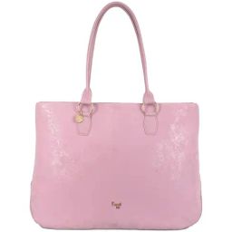 Baggit Milan Purple PU Solid Tote Handbag-24