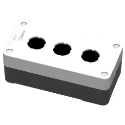 Essen Deinki Three Way Plastic Grey Empty Enclosure, PC-03P image 1