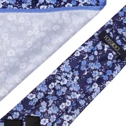 Tossido Multi Printed Necktie and Pocket Square Set For Men image 5