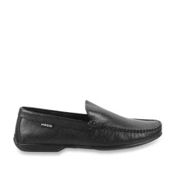 Mochi Men's Black Casual Loafers-image-42