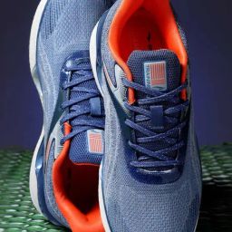 Asian Men's Blue Running Shoes-image-75