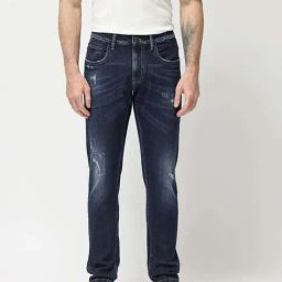Rare Rabbit Navy Slim Fit Fit Solid Jeans-image-58