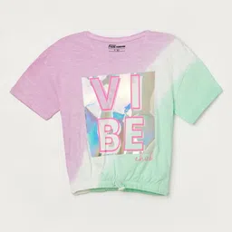 Fame Forever by Lifestyle Girls Typography Printed T-shirt-image-35