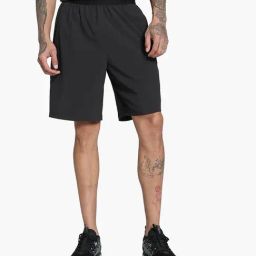Puma Black Regular fit PUMA Training 7 Woven Shorts-image-13