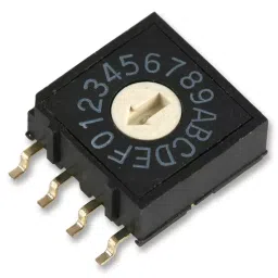 MULTICOMP PRO Rotary Switches ROTARY DIP SWITCH, SMD, MCRM4AF-16R-48