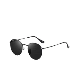 Irayz Unisex Full Rim UV Protected Dark Tinted Round Sunglasses 5079 - Full-Black-picture-22