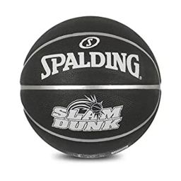 Spalding Slamdunk Rubber Basketball (Black) Size - 5-image-48