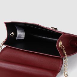 Fastrack Burgundy Solid Shoulder Bag image 5