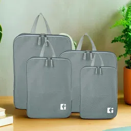 Kuber Industries Set Of 4 Waterproof Travel Kit For Toiletries With Handles-21