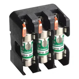 Littelfuse DIN RAIL MOUNT FUSE HOLDER, 3P, 60A/600V Model No - LFJ600603CID-45