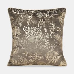 Living scapes by Pantaloons Brown Floral Square Cushion Covers-image-73