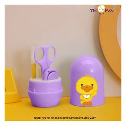 NeonateCare Baby 4 in 1 Grooming Manicure & Pedicure Nail Essential Kit with Baby Silicone Soft Bristles Finger Brush for Oral Dental Care Frog - Multicolor ( color and design may vary)-picture-14