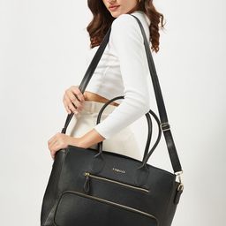 FARGO Oversized Structured Tote Bag-58