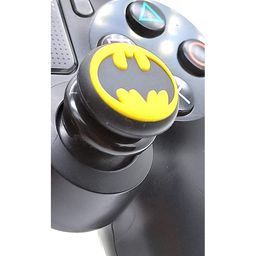 TMG Batman Theme Analog Controller Thumbgrips Rocker Supercap FPS Extenders Control Joystick Cap Thumb Grips for PS4 - Black Yelllow image 2