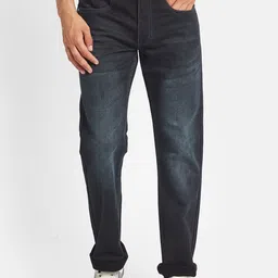 Octave Men Regular Fit Mid-Rise Light Fade Stretchable Jeans-image-6