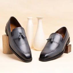 Louis Stitch Men's Ash Grey Casual Mocassins-image-82