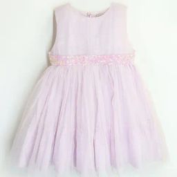 Cherry Crumble By Nitt Hyman Kids Light Pink Embellished Dress-image-31