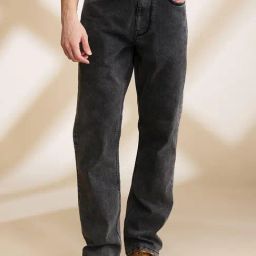 Being Human Dark Grey Bootcut Jeans-image-37