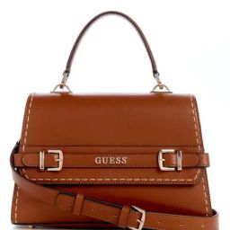 GUESS Cognac SESTRI Medium Satchel-image-31