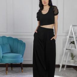 NEUDIS Black Maxi Co-Ord Set-image-86