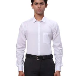 Park Avenue White Slim Fit Shirt-picture-42