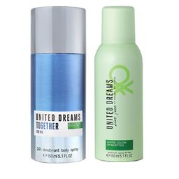 United Colors of Benetton Set of Women Live Free & Men Together United Dream Deodorants-34