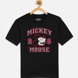 Mickey & Friends Printed Tshirt For Kids Boys-image-61