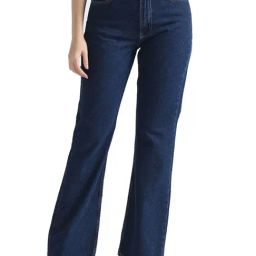 Calvin Klein Jeans Bootcut Inky Blue Dark Rinse Mid Rise Jeans-image-73