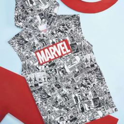 Pantaloons Junior Kids White & Grey Cotton Printed Avengers T-Shirt-image-71