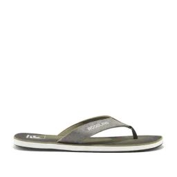 Woodland Men's Olive Flip Flops-image-23