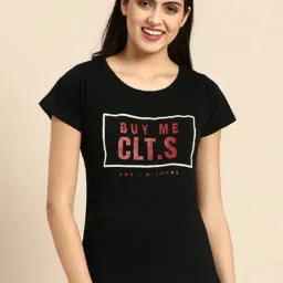 Clt.s Black Printed T-Shirt-image-81