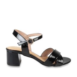 Catwalk Women's Black Ankle Strap Sandals-image-57